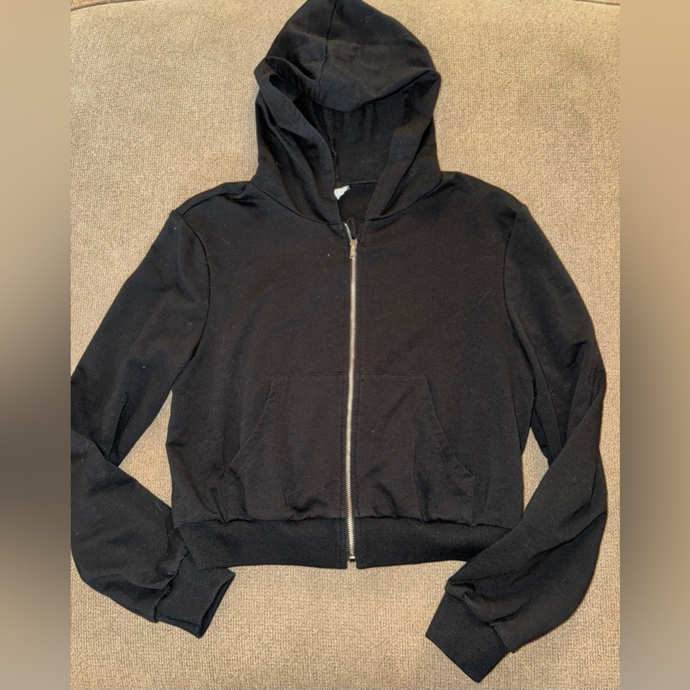 Zip front hoodie